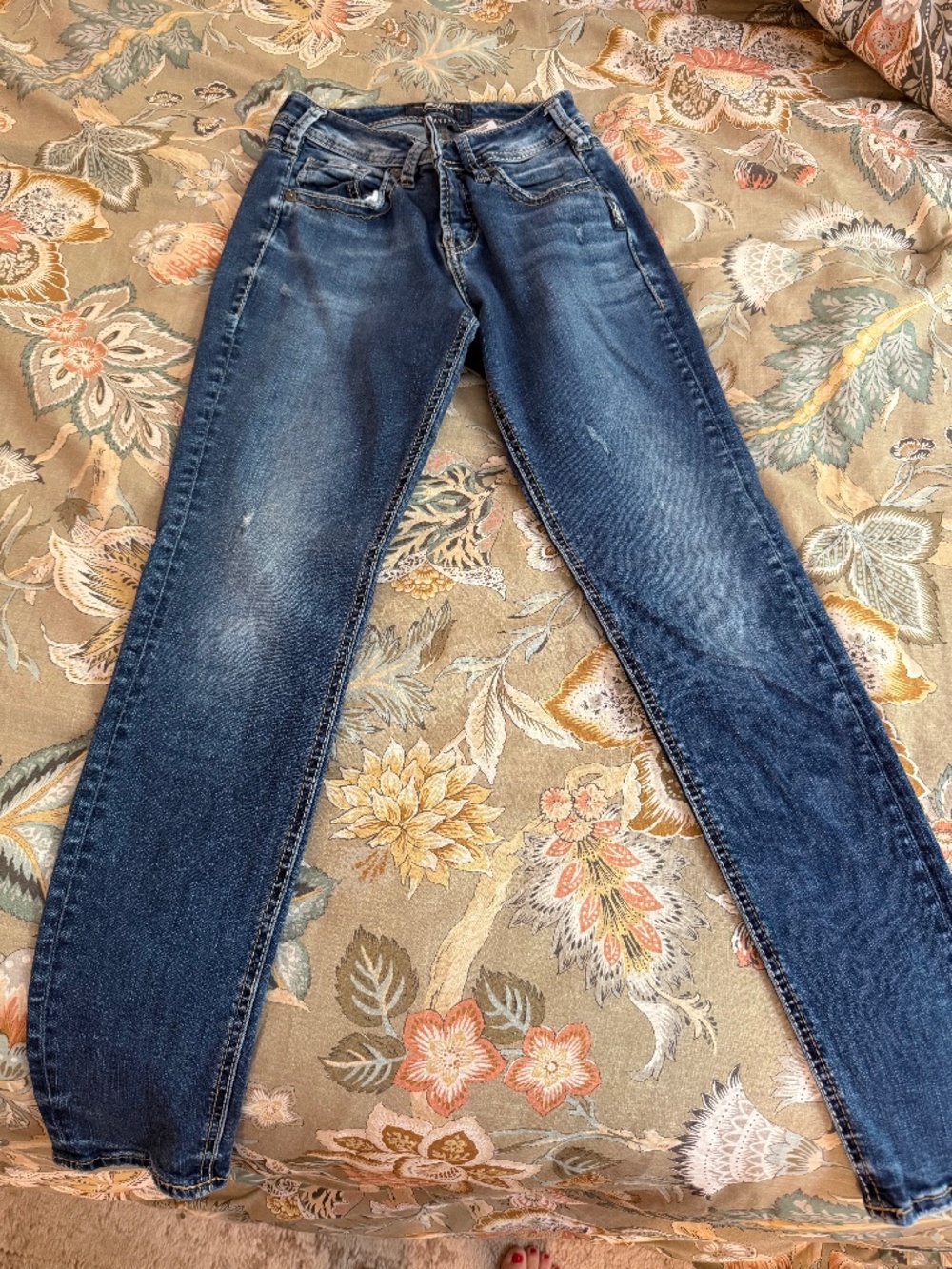 Silver Avery skinny jeans